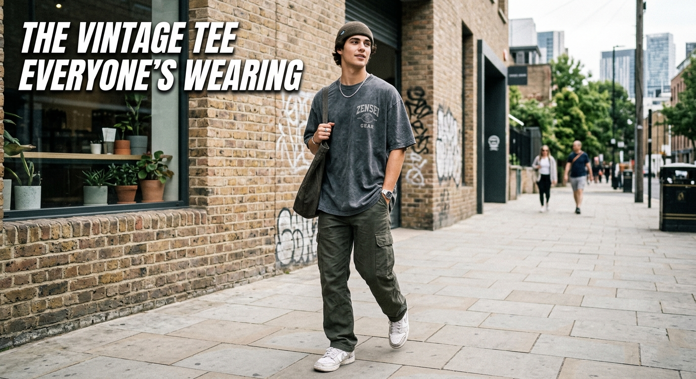 What is a snow washed T-shirt?