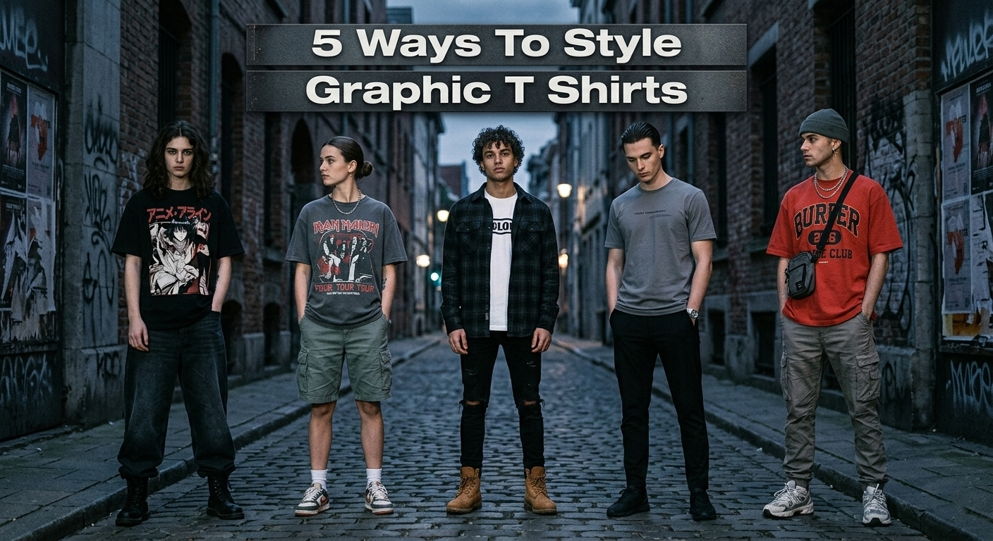 5 Ways to Style Graphic T Shirts for Everyday Outfits