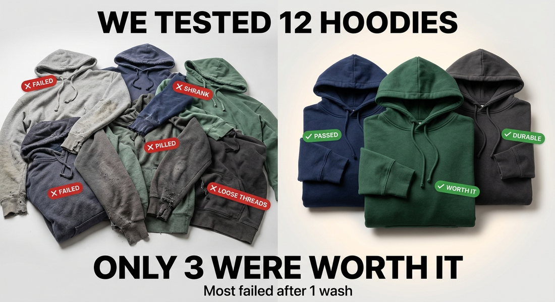 We tested 12 hoodies, only 3 were worth it