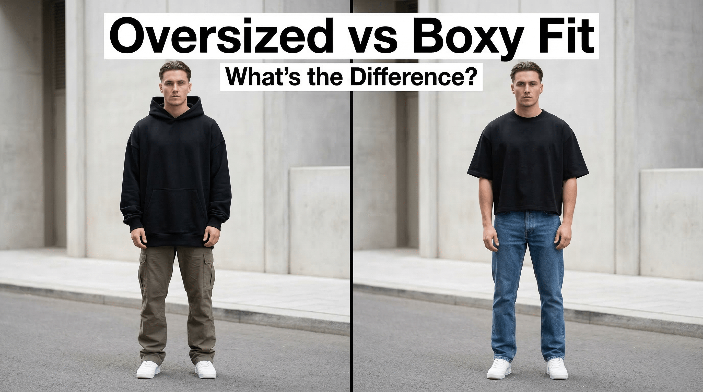 Oversized vs Boxy Fit What's the Difference? - Zensei Gear