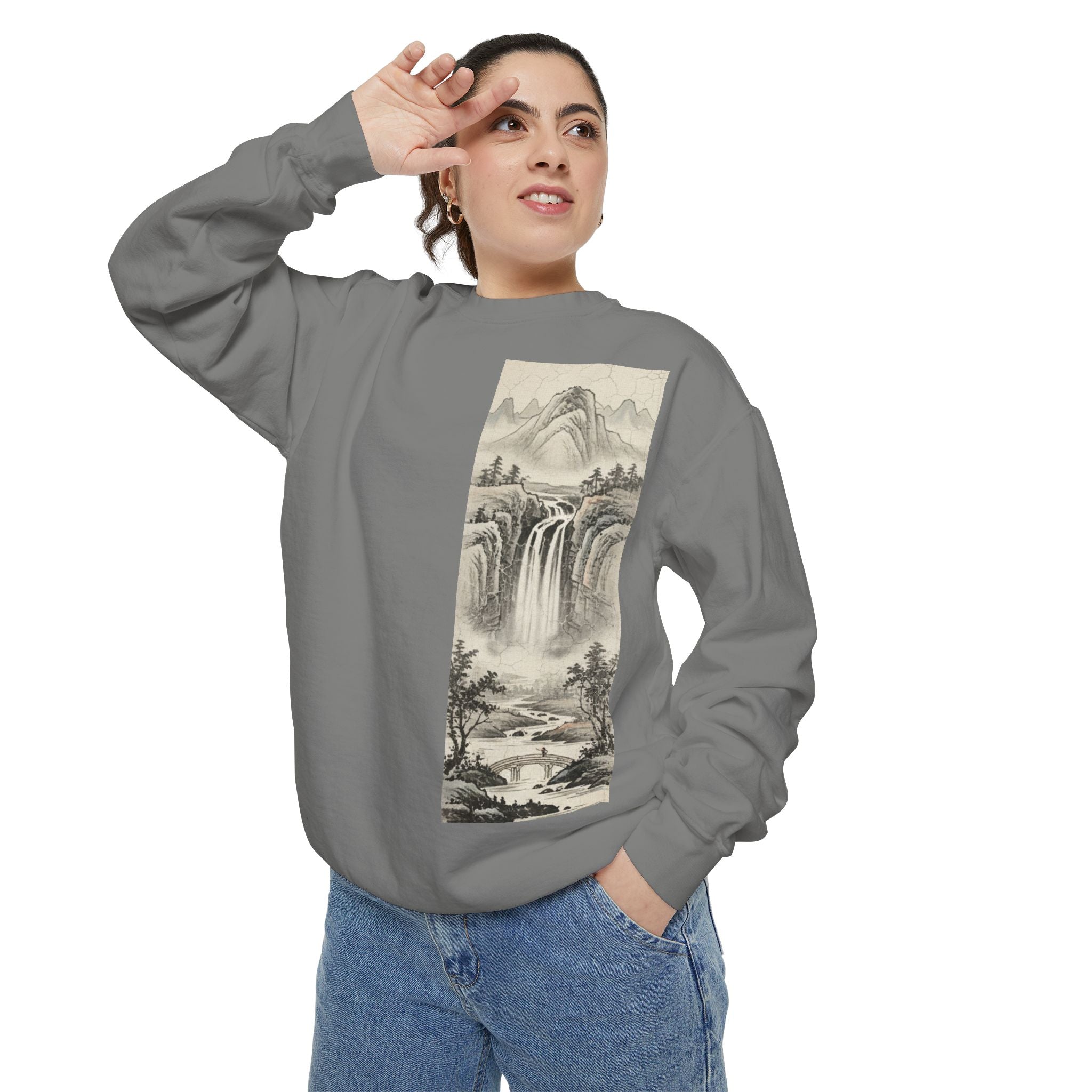 Sumi-e Landscape Sweatshirt