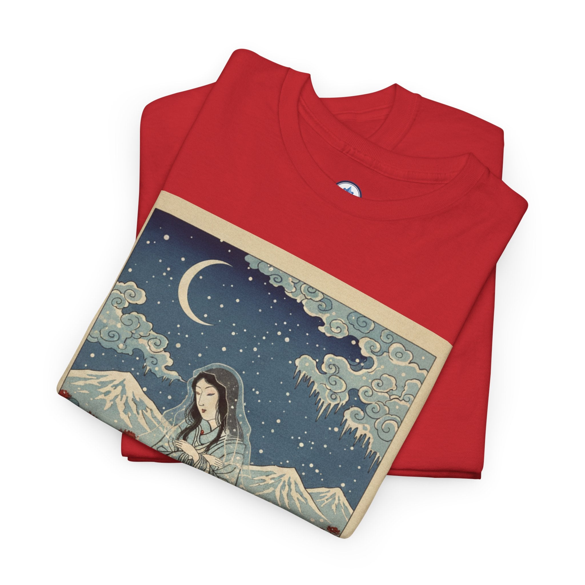 Yuki Onna's Embrace Snow Spider Lily Tee