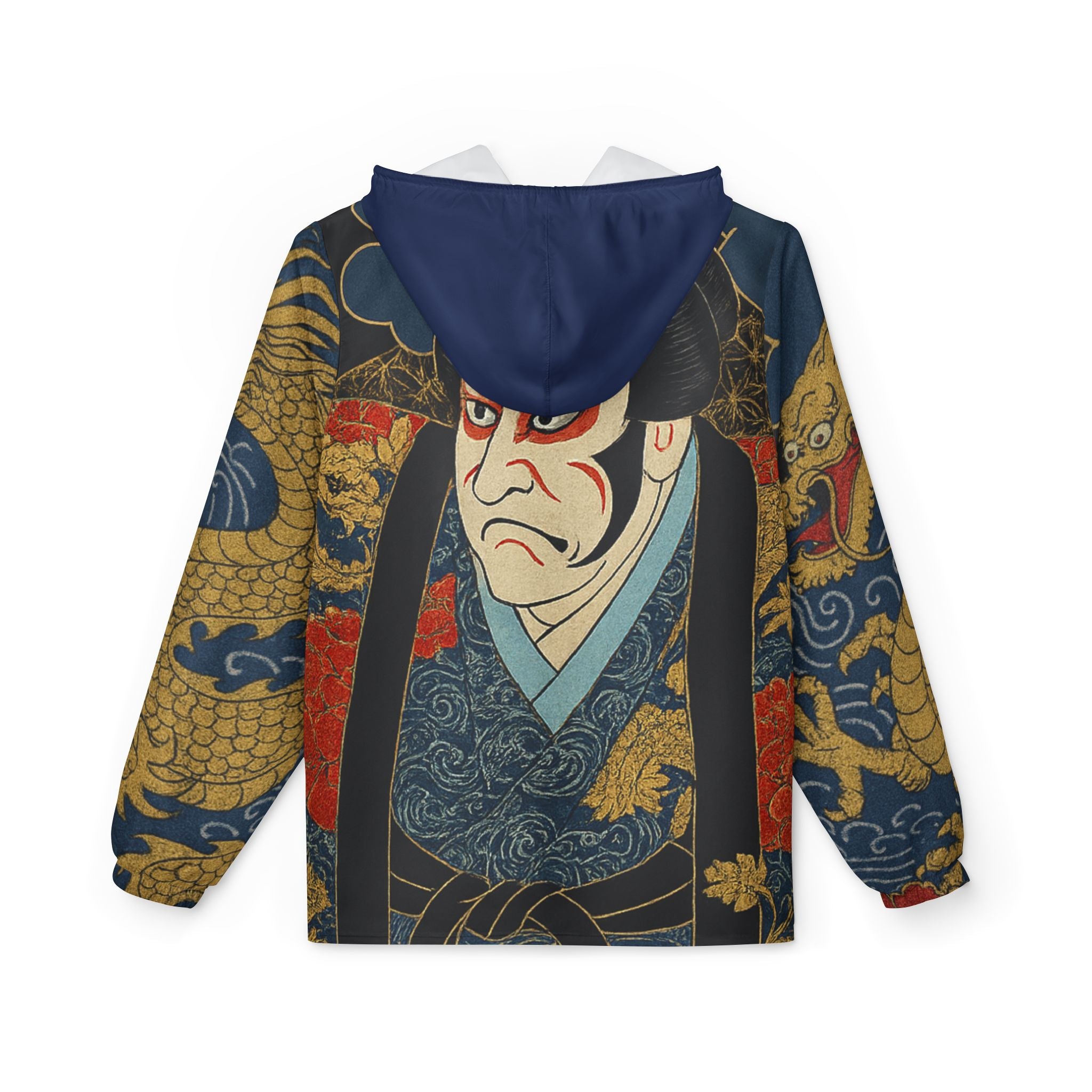 Kumadori Portrait Windbreaker Jacket