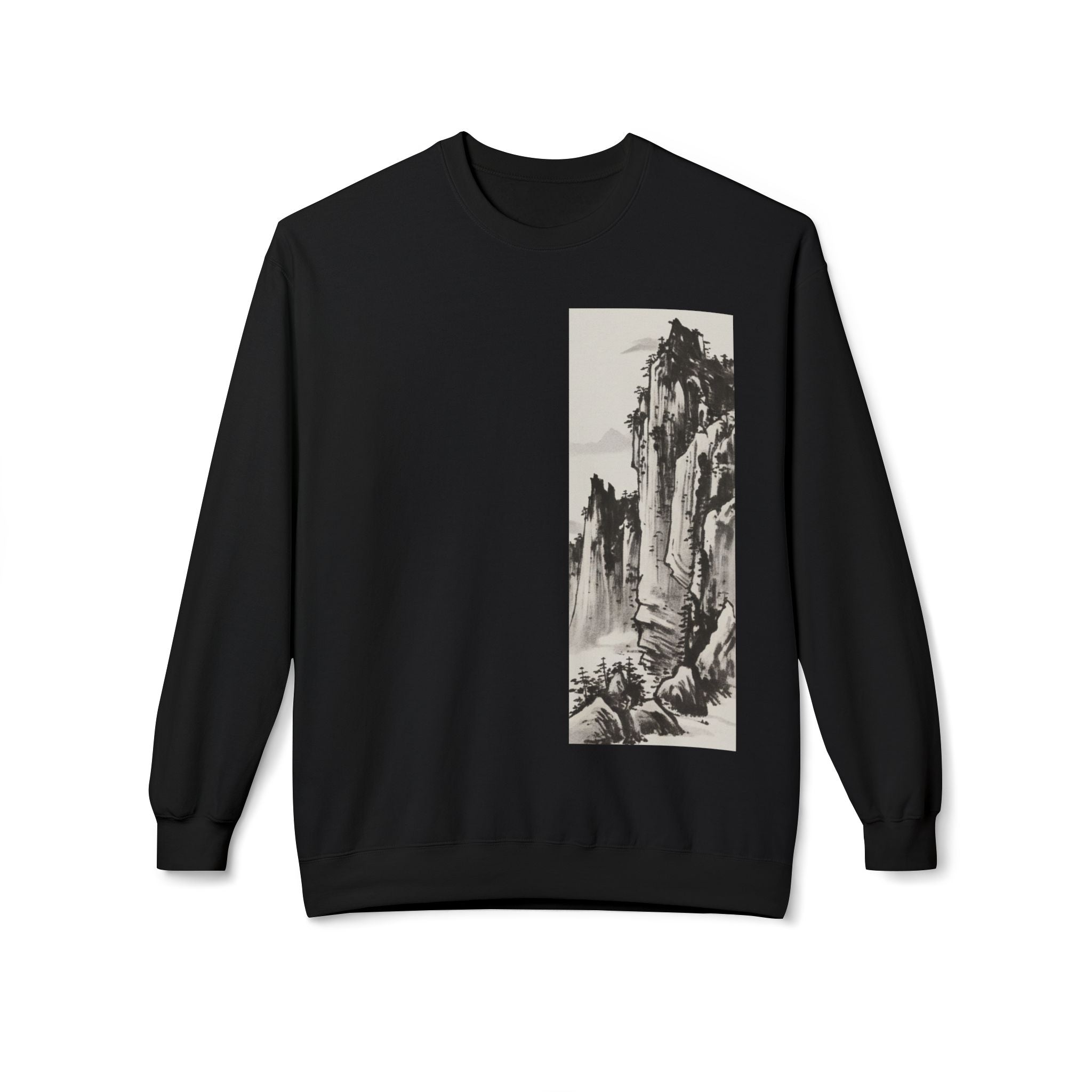Mountain Ink Landscape Crewneck Sweatshirt