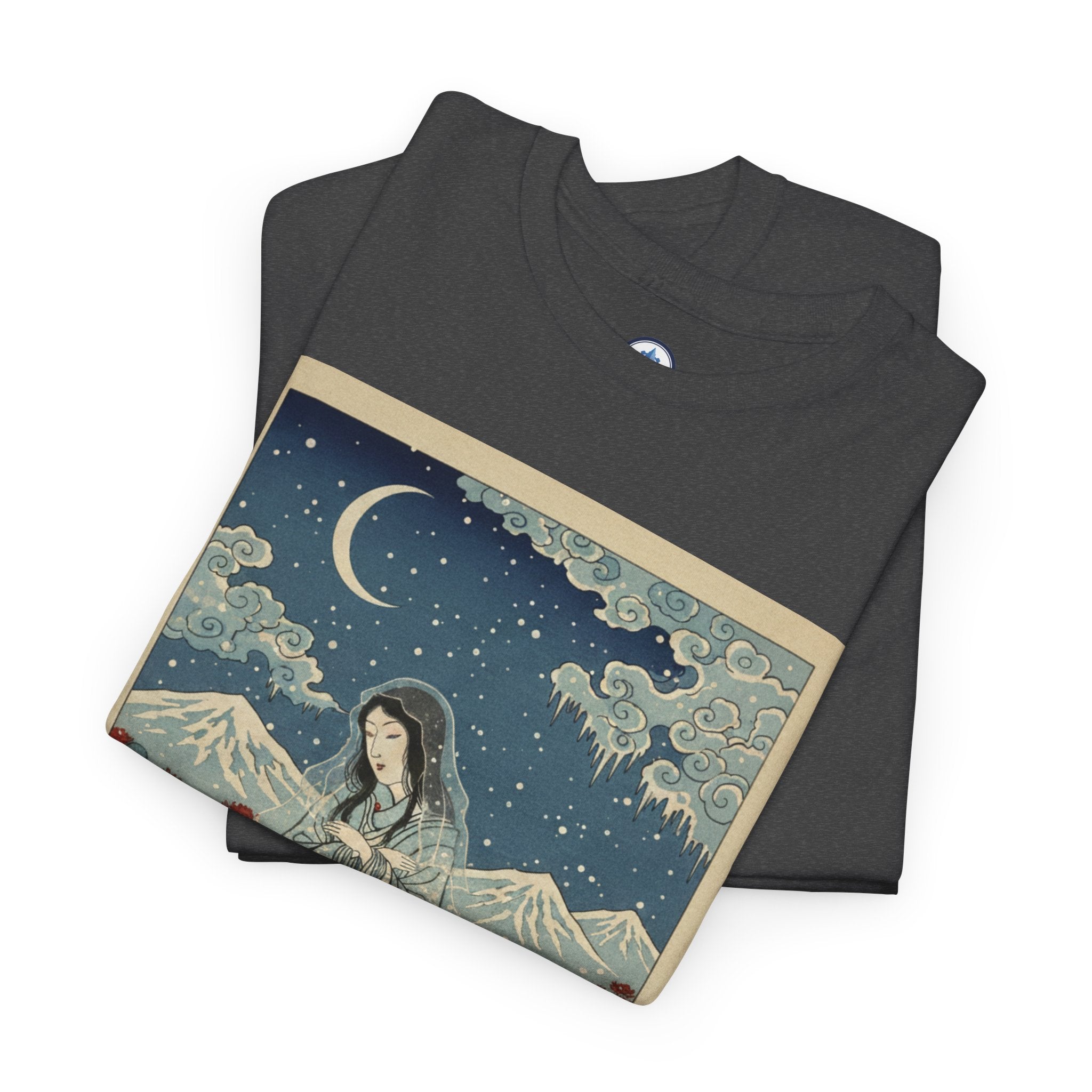 Yuki Onna's Embrace Snow Spider Lily Tee