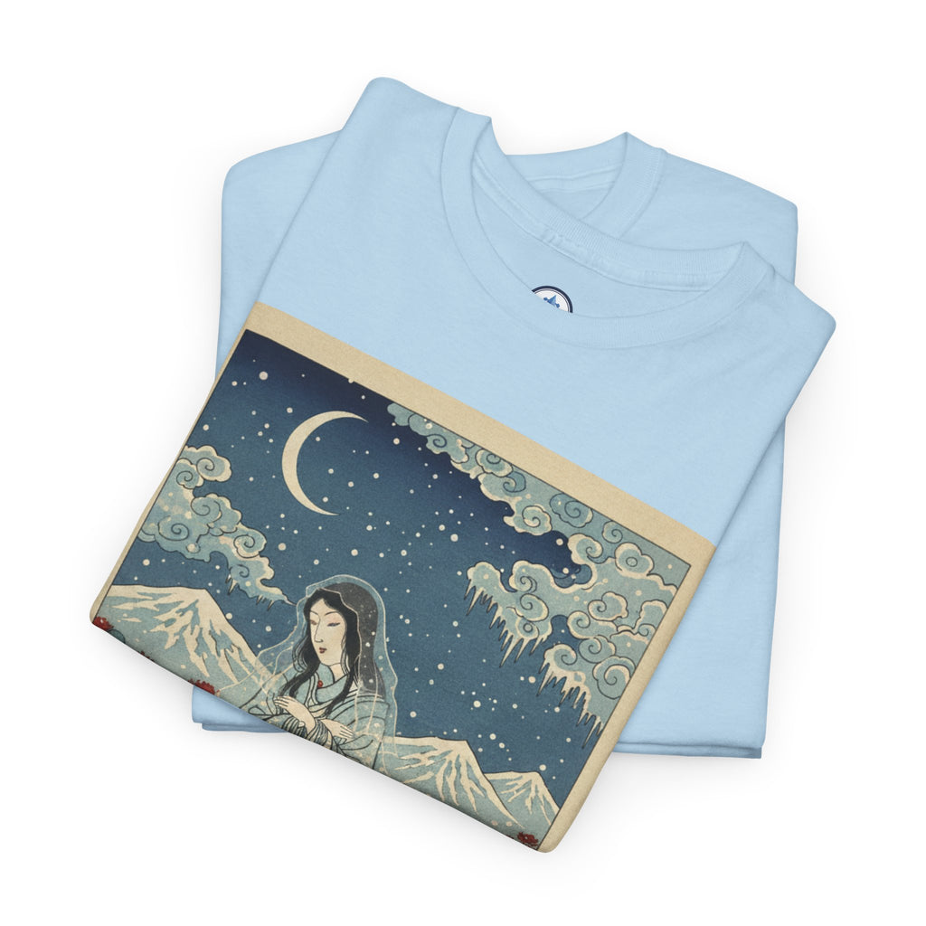 Yuki Onna's Embrace Snow Spider Lily Tee