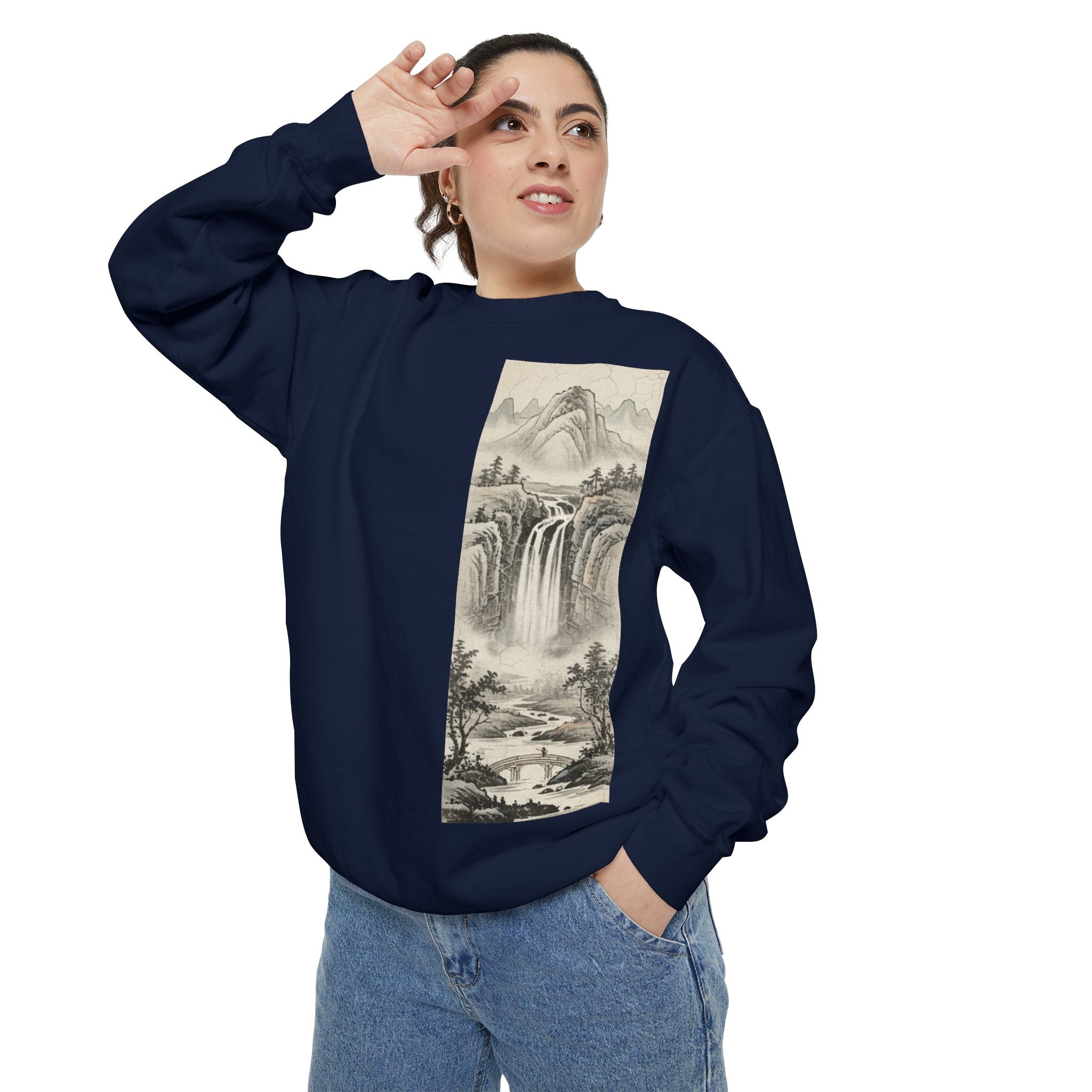 Sumi-e Landscape Sweatshirt