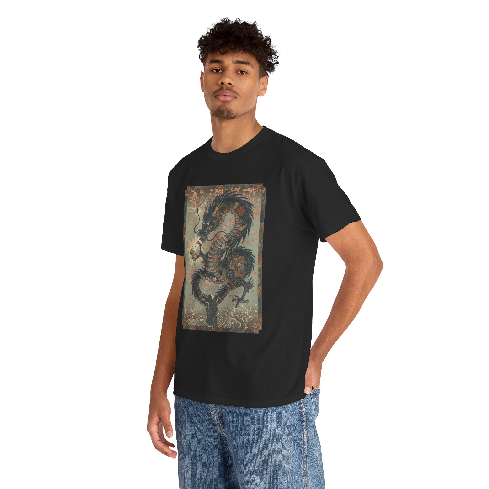 Ukiyo-e Dragon Tee