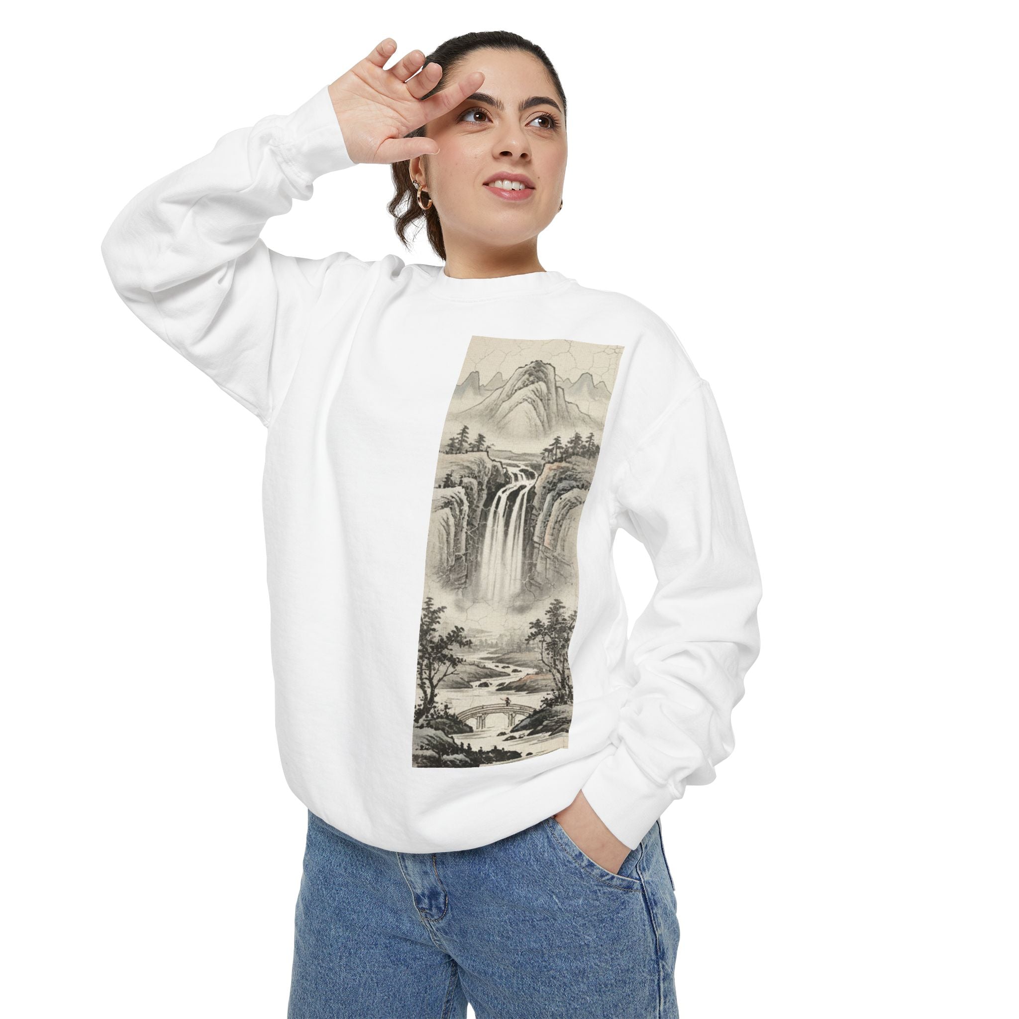 Sumi-e Landscape Sweatshirt