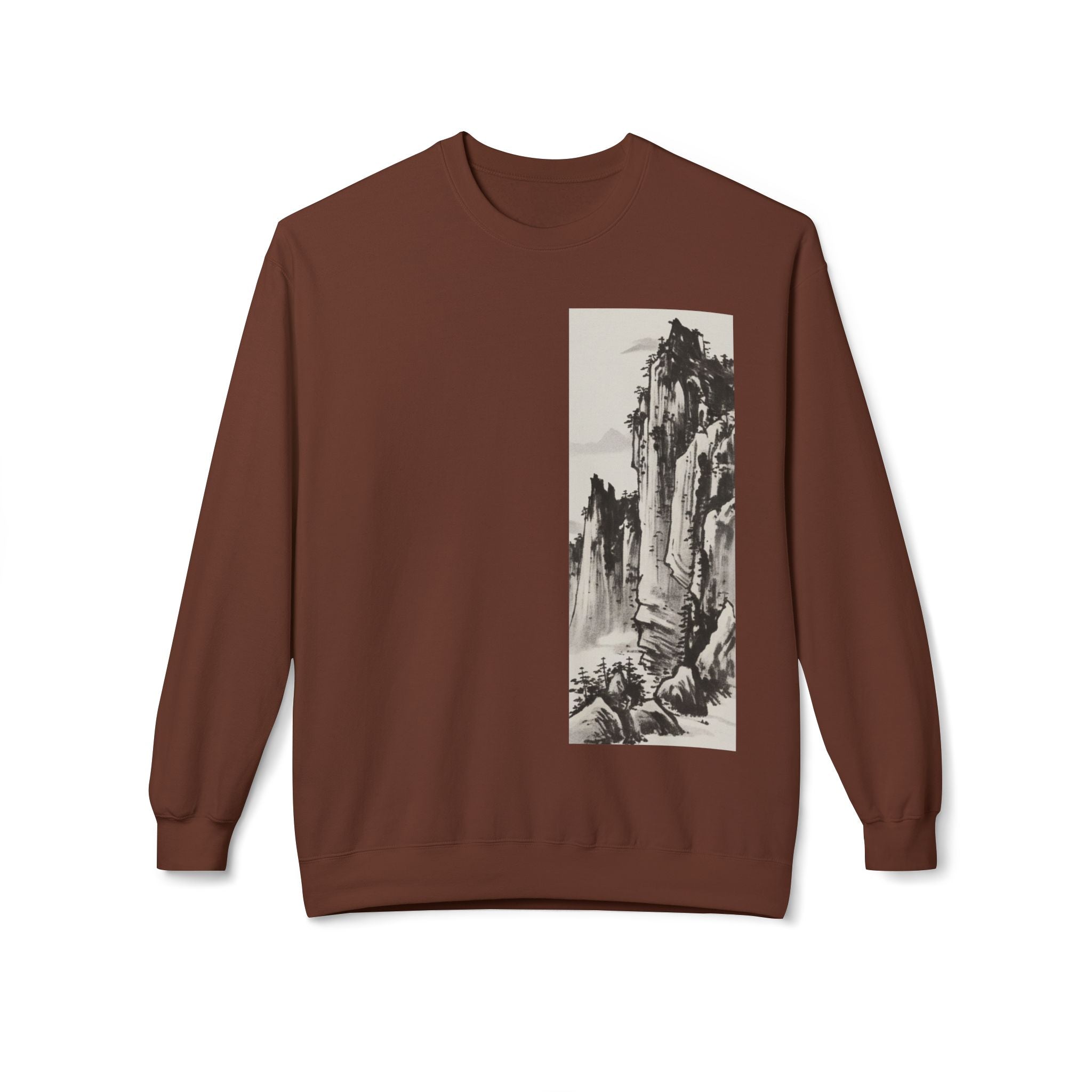 Mountain Ink Landscape Crewneck Sweatshirt