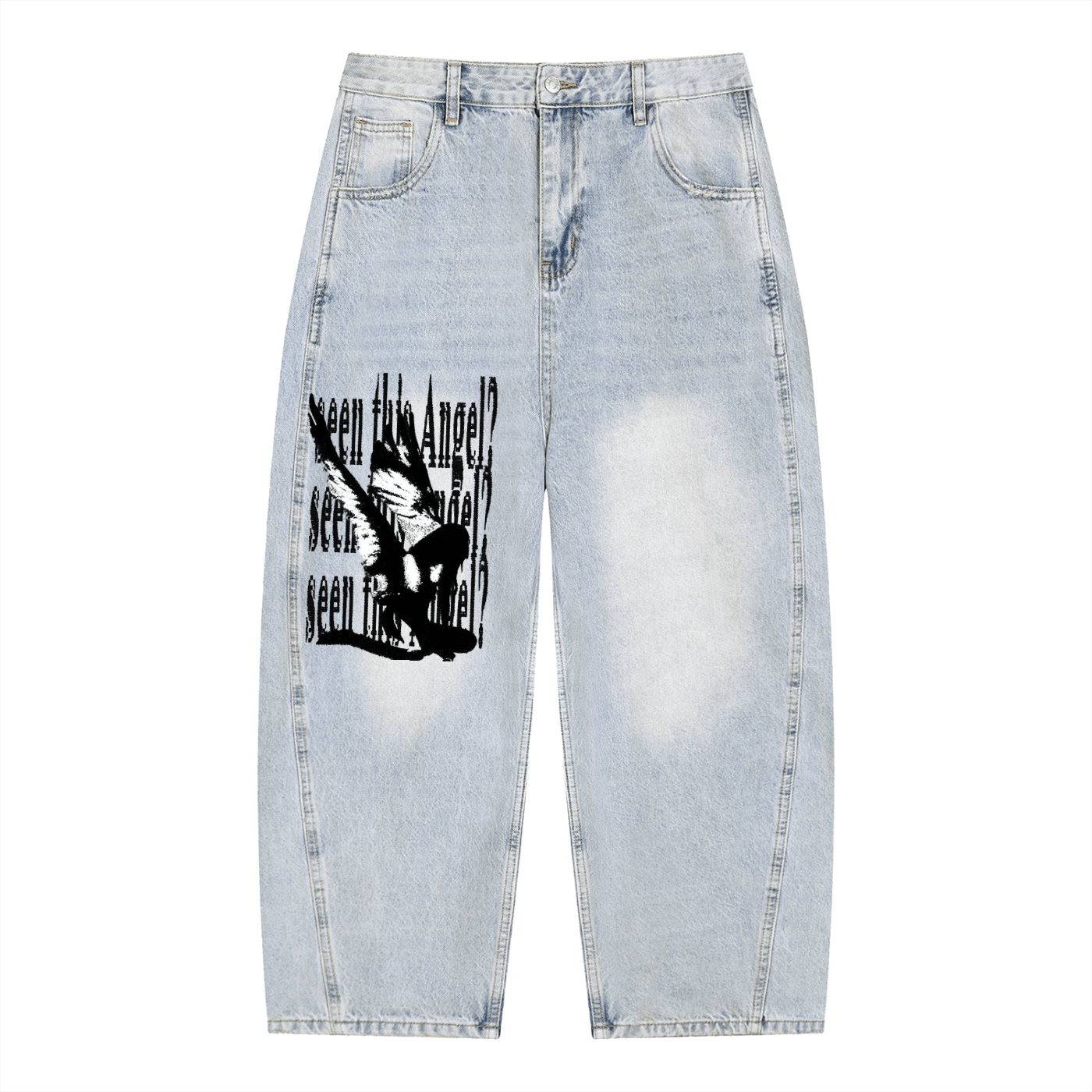 Fallen Angel Vintage Barrel Jeans - Zensei Gear