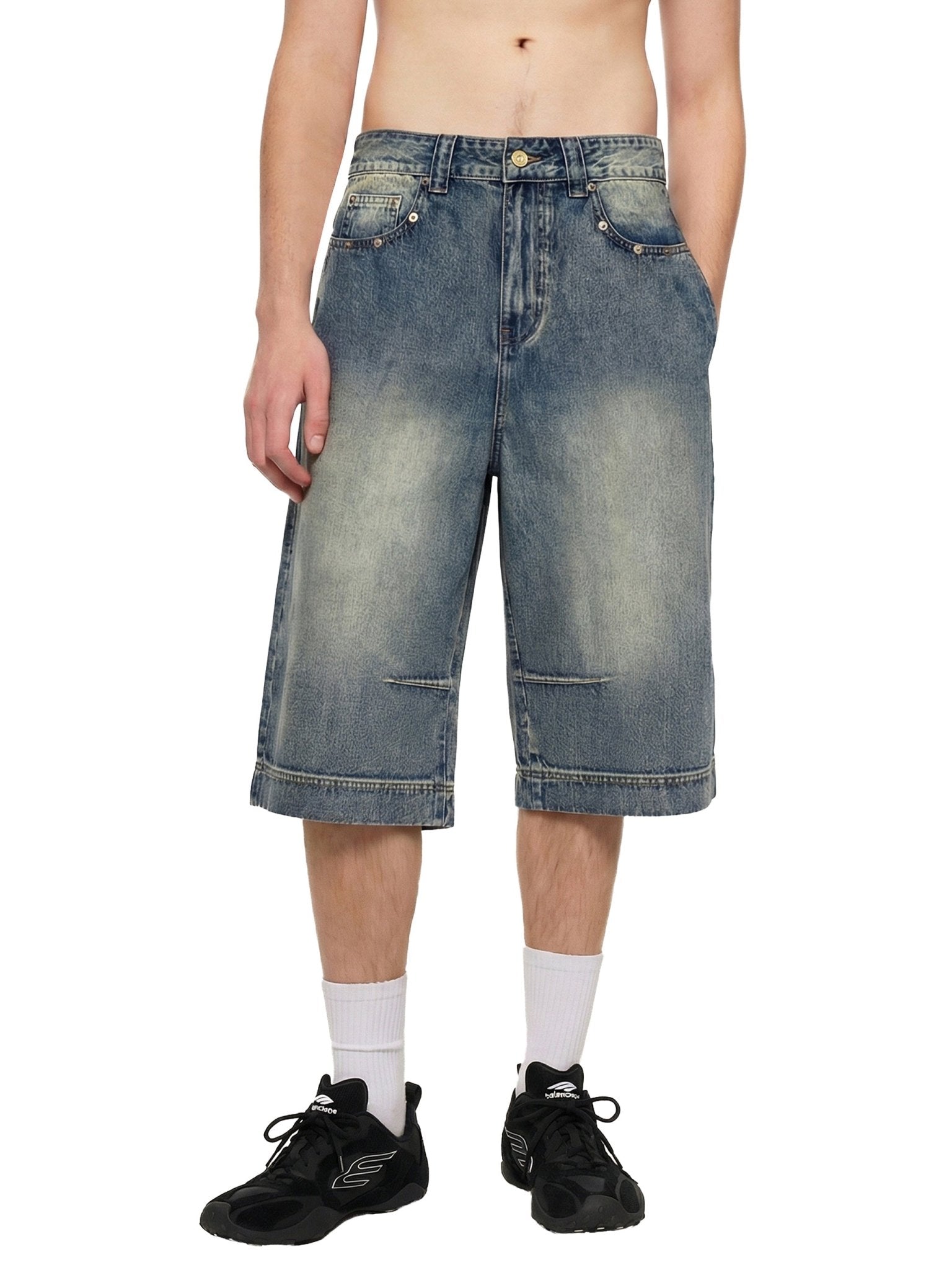 Ghostfade Denim Shorts - Zensei Gear