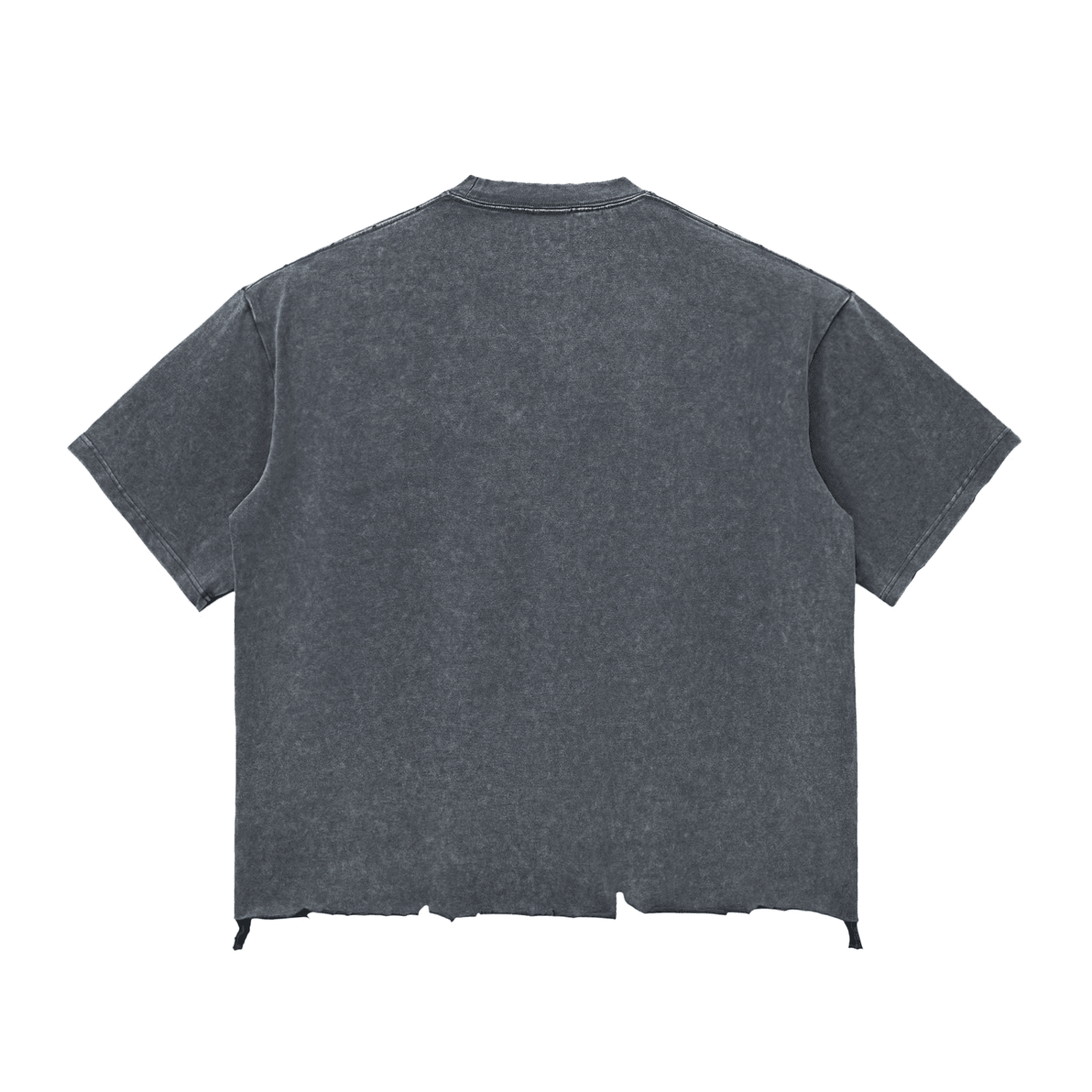 Snow Wash Raw - Hem Boxy T-shirt - Zensei Gear
